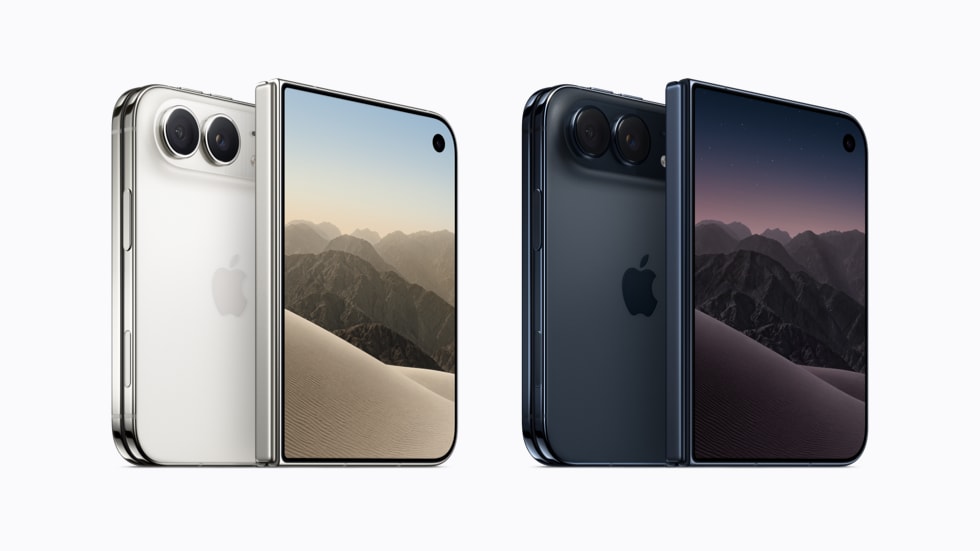 iPhone Duo in Apple's announced finishes